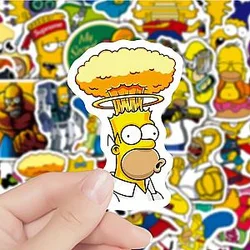 10/30/50pcs Cartoon Comedy Simpson Family Stickers