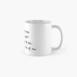 Spike to Giles Cup of Tea, Nearly Got Shagged - Buffy the Vampire Slayer Quote, BtVS, 90s, Joss Whedon Classic Mug RB2611