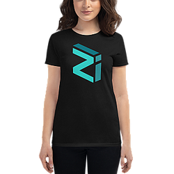 Zilliqa T-shirts – Women’s Graphic T-shirt Black Color