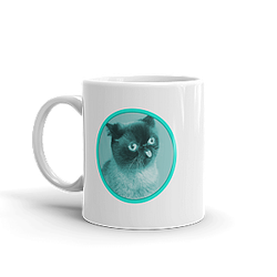 Zilliqa Merch – Zilliqa Funny Cat Ceramic White Mug