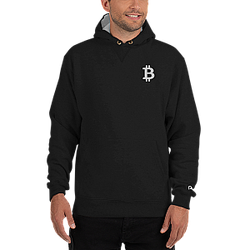 Bitcoin Merch – Men’s Embroidered Premium Hoodie