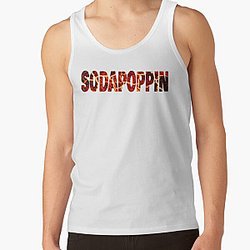 Sodapoppin Tank Tops - Sodapoppin Cracked Lava Tank Top RB1706