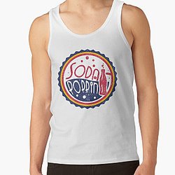 Sodapoppin Tank Tops - Sodapoppin Retro Soda Pop Bottle Cap Tank Top RB1706