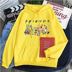 SpongebobPatrick Star Cartoon Friends Cosplay Cute Hoodies