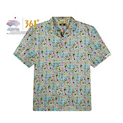 SpongeBob Squarepants Short-Sleeved Shirt Breathable Shirts