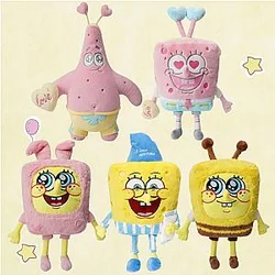 Spongebobs Patrick Star Plush Doll Cartoon Backpack Keychain