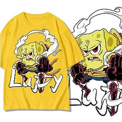 SpongeBob SquarePants Print Star One Piece Cosplay Print T-shirts