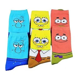 Cartoon Spongebob Patrick Star Squidward Tentacles Cute Sports Warm Socks