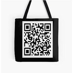 spy ninja qr code All Over Print Tote Bag RB1810