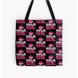 Spy Ninja Girl All Over Print Tote Bag RB1810