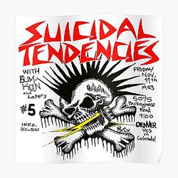 Suicidal tendencies Poster RB2709