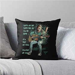 THE LAST OF US Part II Ellie Take On Me, I'll be Gone Throw Pillow RB0208