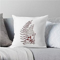 The Last of Us Ellie Tattoo *inspired* - Red V2 Throw Pillow RB0208