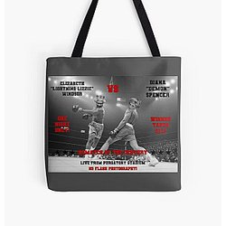 Liz VS Di Title Fight All Over Print Tote Bag RB2411