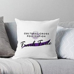 Cultural Cross Pollination - Trash Taste  Throw Pillow RB2709