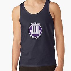 Trash Taste W/ Outline | Purple BG Tank Top RB2709