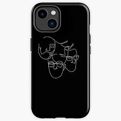 The Try Guys Cases - the try guys line art wire wall iPhone Tough Case RB2510