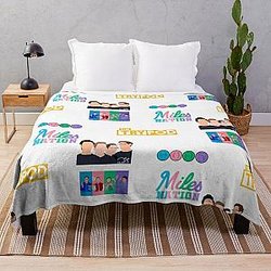 The Try Guys Blanket - The Try Guys Mini Sticker / Magnet Pack Fan Art Set 1 Throw Blanket RB2510