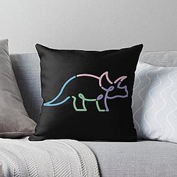 The Try Guys Pillows - The  Try Guys Triceratops  Throw Pillow RB2510