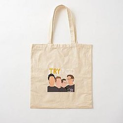 The Try Guys Bags - The Try Guys Try Pod Podcast Fan Art  Cotton Tote Bag RB2510