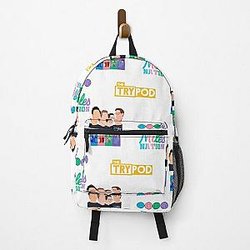 The Try Guys Backpacks - The Try Guys Mini Sticker / Magnet Pack Fan Art Set 1 Backpack RB2510