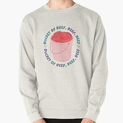 The Try Guys Sweatshirts - The Try Guys - Bucket of beef beef beef  Pullover Sweatshirt RB2510