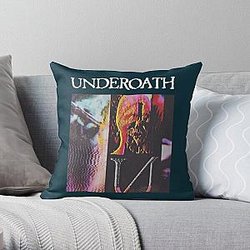 Underoath Face Melting   Throw Pillow RB2709