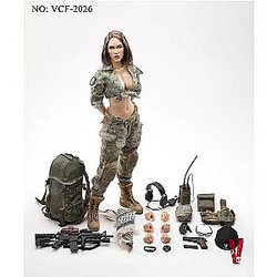 Verycool VCF-2026 Estartek  ACU Camo Female Shooter Action Figure Toy