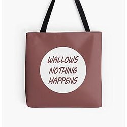 Wallows Merch Wallows Nothing Happens Essential  All Over Print Tote Bag RB2711