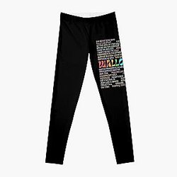 Wallows Rainbow Songs Leggings RB2711